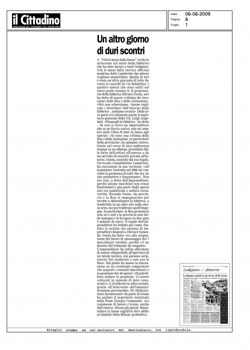 Un altro giorno di duri scontri